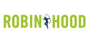 The Robinhood logo with the words 